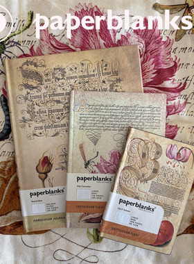 paperblanks笔记本米拉植物佛兰芒玫瑰百合康乃馨复古精美记事本