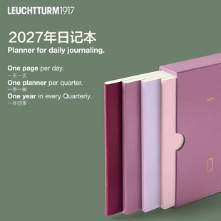 LEUCHTTURM1917德国灯塔2027年四季四册日程本日记本高端文具工作