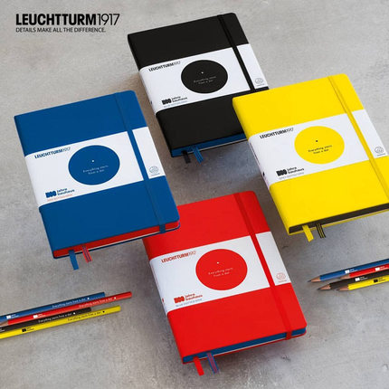 德国灯塔点阵笔记本leuchtturm1917包豪斯周年纪念商务工作记事本