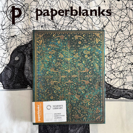 正品进口Paperblanks复古笔记本绿宝石花簇高档精美记事本送礼物