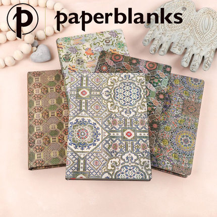 绝版珍藏paperblanks笔记本子印度藏传纺织品系列古典精美记事本