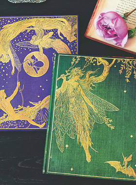 现货paperblanks笔记本安德鲁朗的童话书插图仙女创意复古记事本