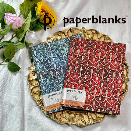 绝版paperblanks笔记本天鹅绒的达尔马提亚袍图案复古华丽记事本