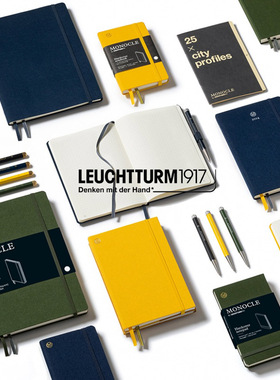 进口Leuchtturm1917德国灯塔monocle联名笔记本周记本日程记事本