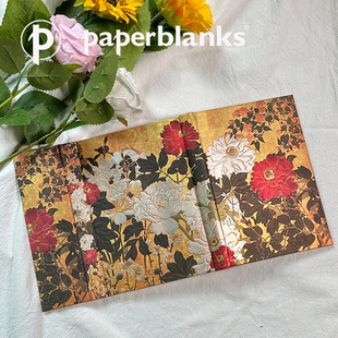 正品 paperblanks笔记本日本琳派花艺夏花复古奢华精美高档记事本