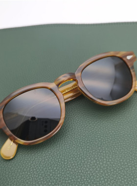 板材太阳镜偏光复古风