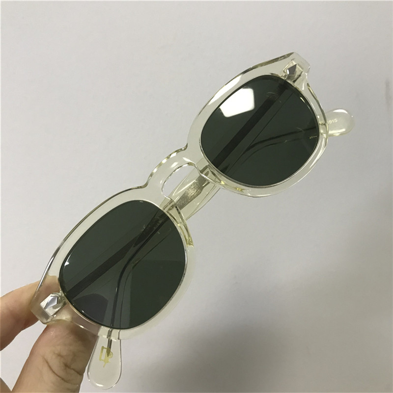 墨镜复古风板材水晶透明太阳镜
