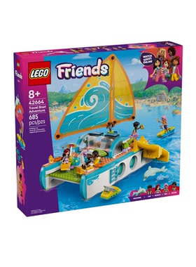 乐高好朋友系列42664游艇探险女孩益智拼搭积木玩具儿童儿童礼物