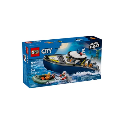 乐高城市系列60456警用巡逻艇