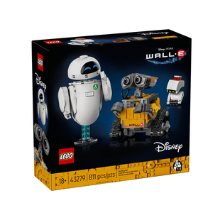 乐高迪士尼43279瓦力和伊娃机器人总动员男女孩玩具积木生日礼物
