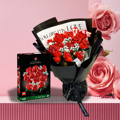 【LEGO正品10328】玫瑰花束