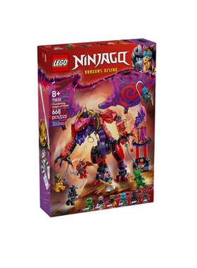 乐高幻影忍者系列71832混沌猛龙雷牙儿童男孩益智拼搭积木玩具