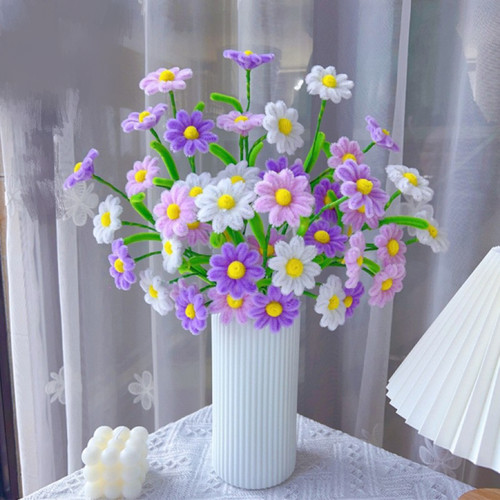 手工编织扭扭棒小雏菊彩色菊花