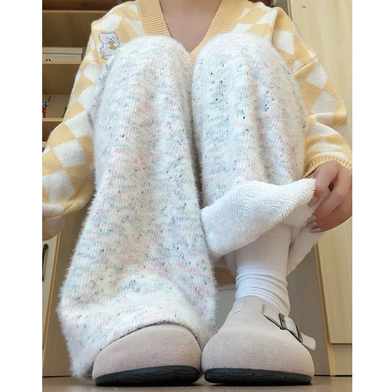 宽松阔腿裤慵懒风小个子休闲裤