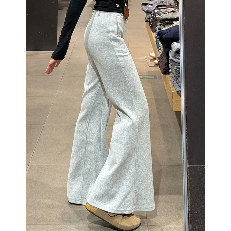 加绒加厚高腰运动裤美式卫裤