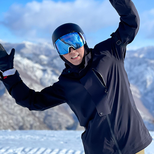 VIGHT飞特 磁吸快拆滑雪镜 单层防雾高对比送增光片 亚洲版 Mega