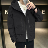 2025秋装连帽工装夹克男户外冲锋衣外套男装JK311-P115，男装夹克，电商D236（原A051）