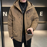 秋冬户外连帽加棉加厚冲锋衣工装二棉夹克外套男2287-P125，男装夹克，电商D236（原A051）