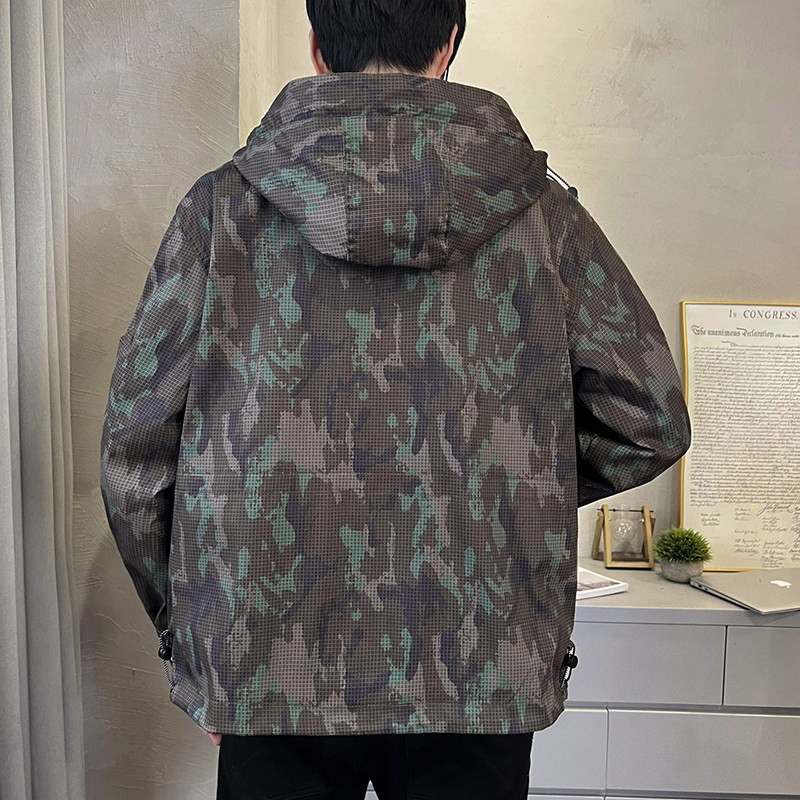 2024秋装迷彩冲锋衣男装户外夹克外套男JK608-P125,男装夹克,电商D236（原A051）