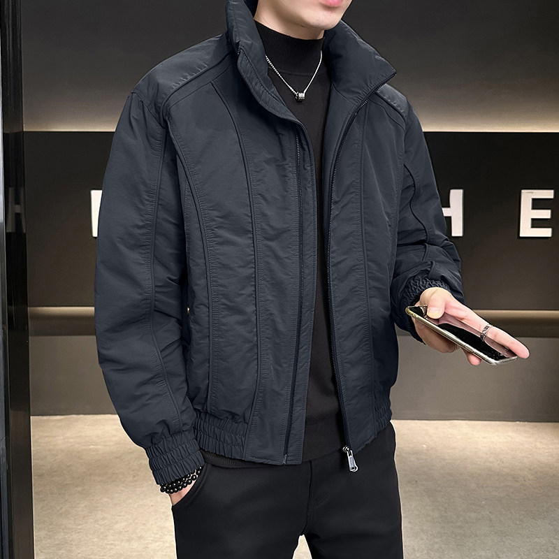 73棉27腈纶高品质80白鸭绒立领羽绒服男保暖外套YR798-P210,男装羽绒服,电商D236（原A051）