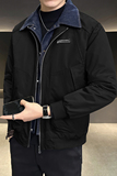 假两件牛仔拼接棉衣男装翻领冬季棉服2297-P135，男装棉衣，电商D236（原A051）