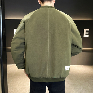 澳粒绒二棉夹克男装颗粒绒外套秋冬棉服男SJ12-P120图片