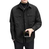 抖音~二棉夹克男装加棉加厚外套冬装轻薄棉服男JK2296-P125，男装夹克，电商D236（原A051）