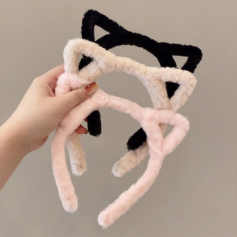 耳朵发箍猫耳朵发饰女秋冬百搭