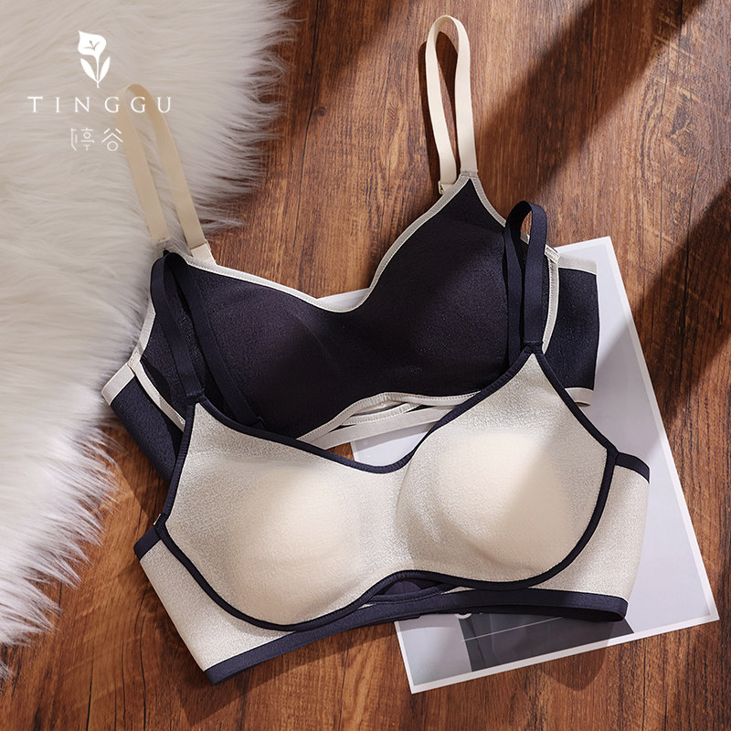 2023新品夏季超薄款内衣女大胸显小镂空网纱显瘦兔耳杯无钢圈文胸,女士内衣/男士内衣/家居服,文胸,淘宝优惠券,粉丝福利购,淘宝优惠卷