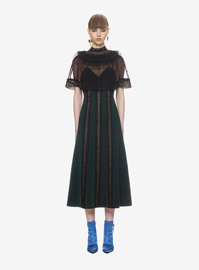 春装小个子女生连衣裙长裙礼服裙