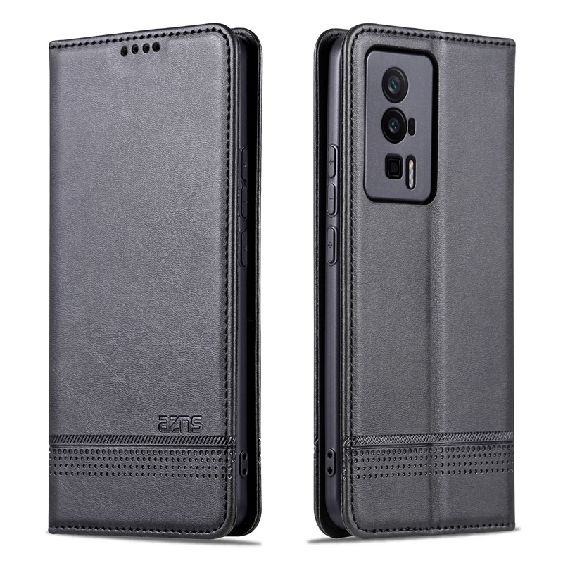 小米POCOF5仿皮翻盖皮套