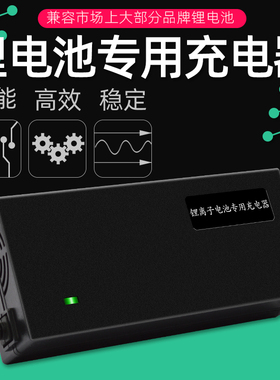 原配精品锂电池电瓶充电器36V2A3A4A5A6A42V10串3.7V锂电充电器DC