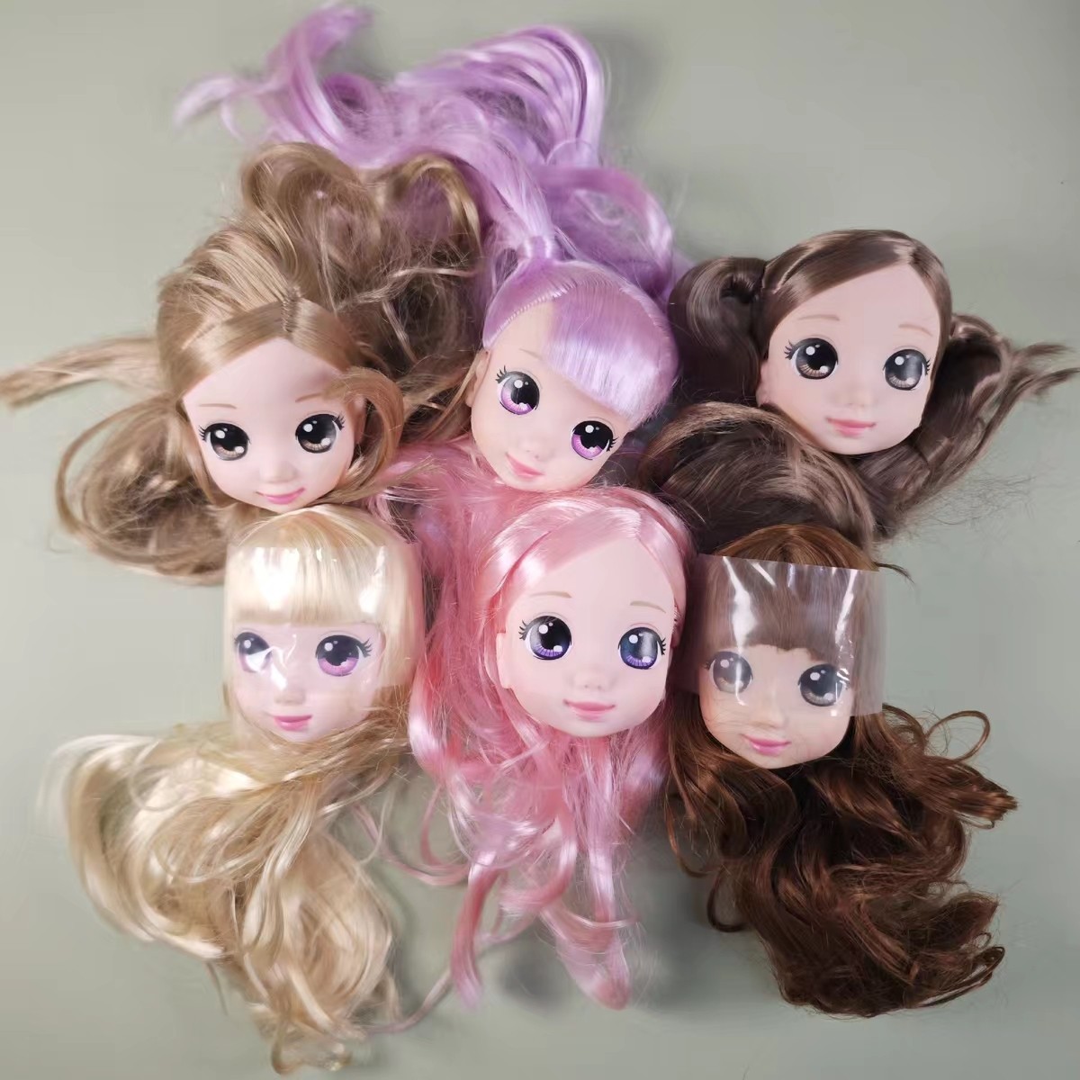 bjd 娃娃配件samjin  适合1/4-1/3娃娃头尺寸6*5cm高35-45cm左右