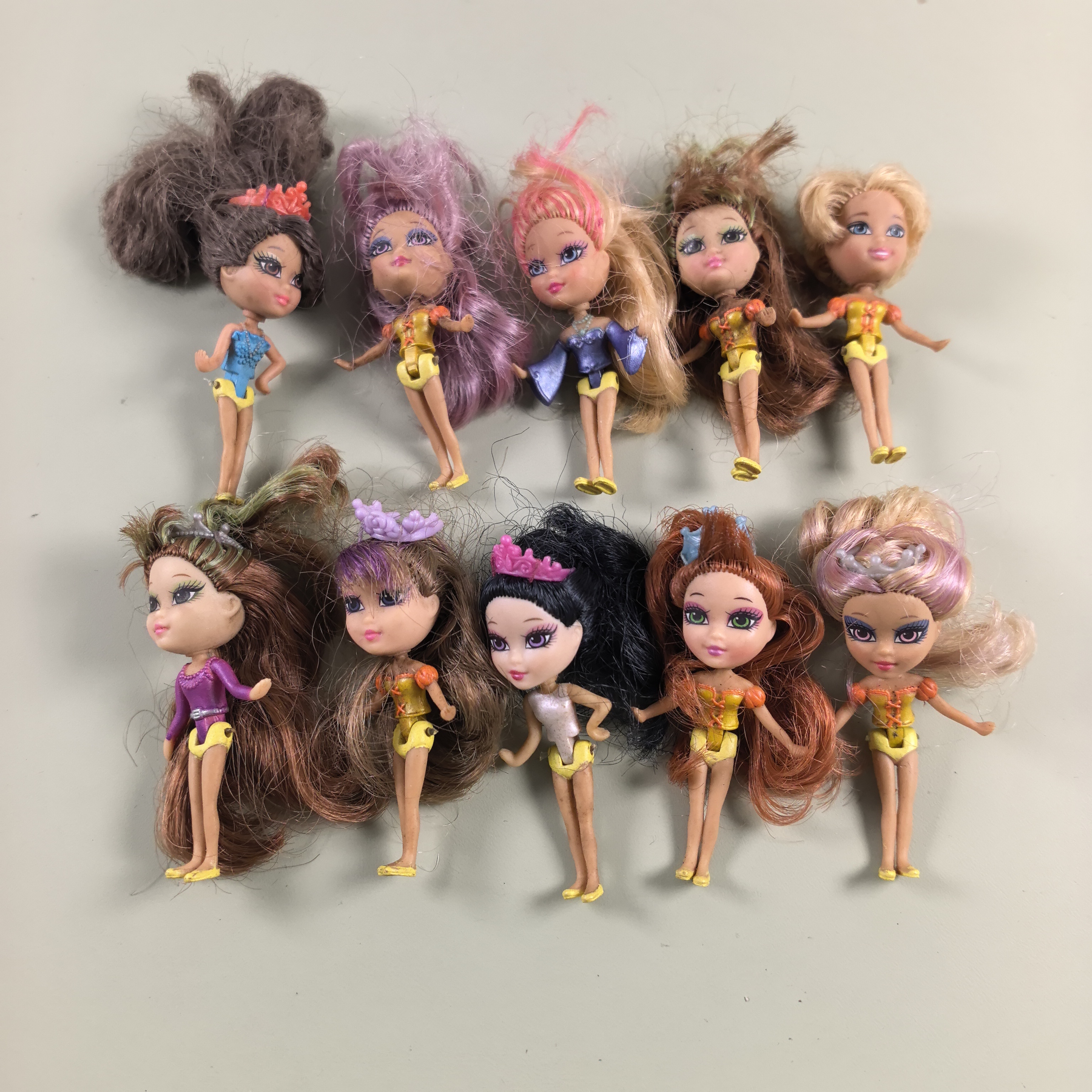 仿真娃娃 迷你巴比娃娃小女孩人偶手办摆件玩具