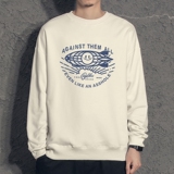 棉长袖t恤春秋潮流宽松纯白色卫衣夏季内搭衣服W025P35加绒P40，男装卫衣，星座414A-1（原B215-1）