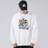 秋装上衣服秋季圆领卫衣男装2024新款秋衣春秋款W9010P35加绒40，男装卫衣，星座414A-1（原B215-1）
