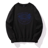 棉长袖t恤春秋潮流宽松纯白色卫衣夏季内搭衣服W025P35加绒P40，男装卫衣，星座414A-1（原B215-1）