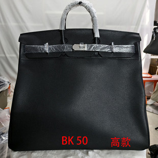 手工蜡线BK铂金包HAC40 42 50cm进口Togo牛皮大容量公文手提女包