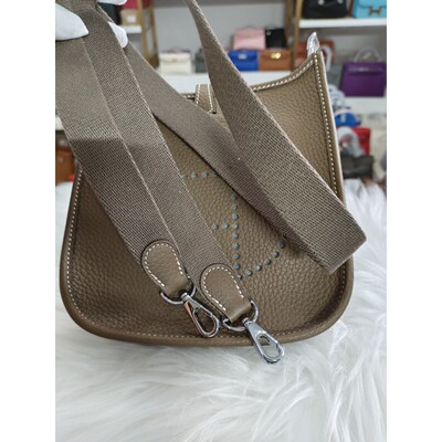 H扣伊芙琳工厂直销蜡线单肩斜跨