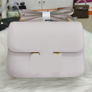 2025空姐包康康蜡线epsom皮 h扣手掌纹小方包单肩斜跨女包豆腐包