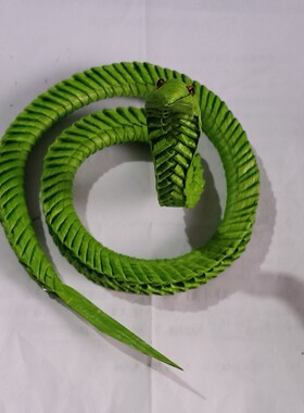 仿棕编草编十二生肖蛇手工制作古装电影电视剧道具儿童玩具手工作