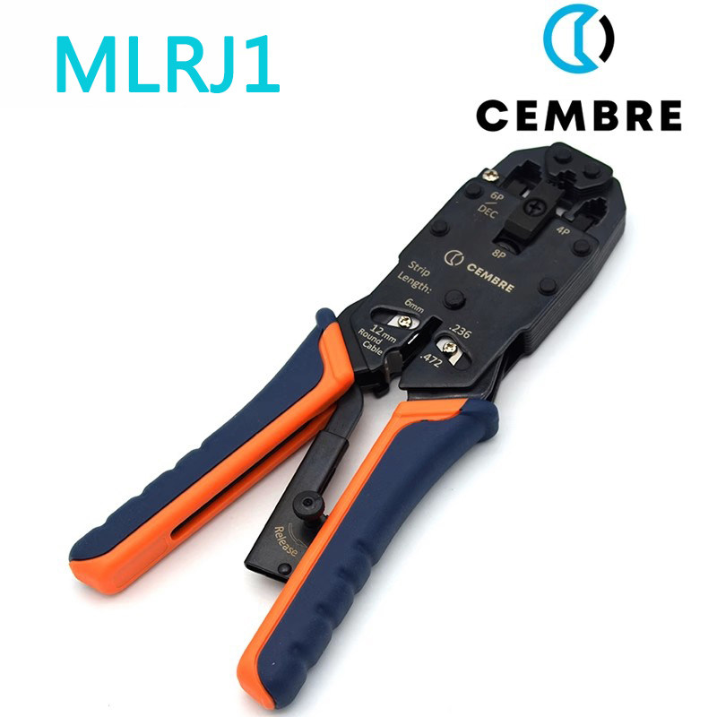 CEMBRE意大利森博尔进口棘轮网线压接钳R11R45压电话水晶头MLRJ1