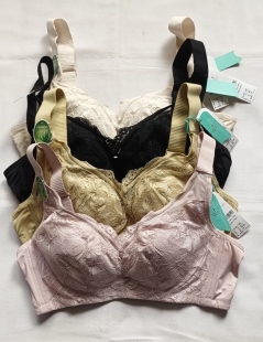 黑夜午后2026新蕾丝内衣女大胸显小聚拢收副乳防下垂性感文胸6210