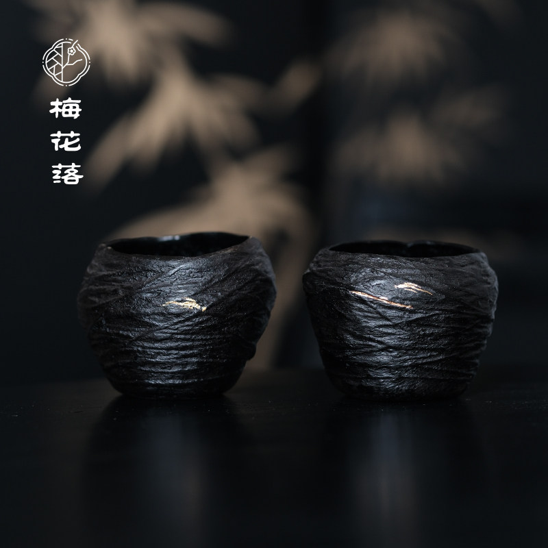 有鱼脱胎大漆建水蓄水渣斗水盂