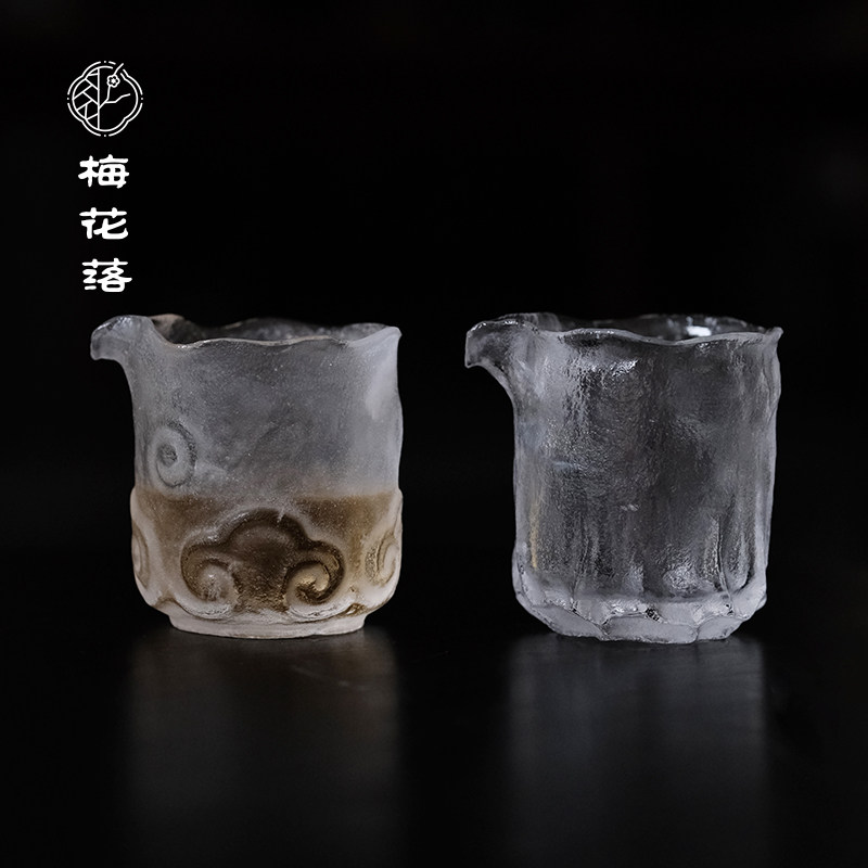 梅花落水晶公道杯匀杯手工