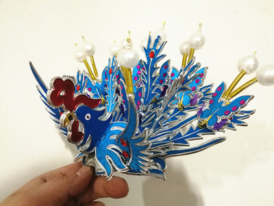 凤冠配件 大正凤 凤凰头饰 舞蹈头饰社火秧歌仙女头饰小凤凰