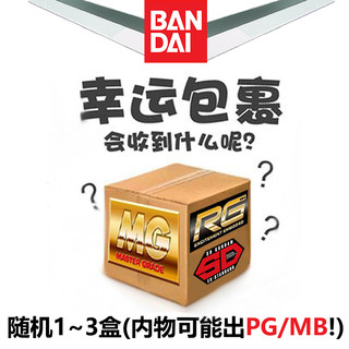 万代高达福袋MG/RG/HG/SD全新正版模型礼包盲盒生日礼物强袭自由