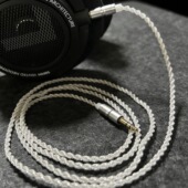 四股编织镀银耳机升级线 aux 日本siikooyi HIFI发烧级3.5音频线