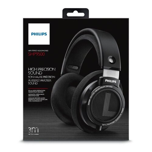 Philips/飞利浦 SHP9500监听头戴式HiFi耳机网课音乐游戏电竞电脑