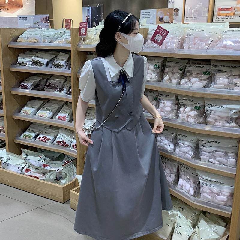 女大童假两件连衣裙夏季13-1连衣裙